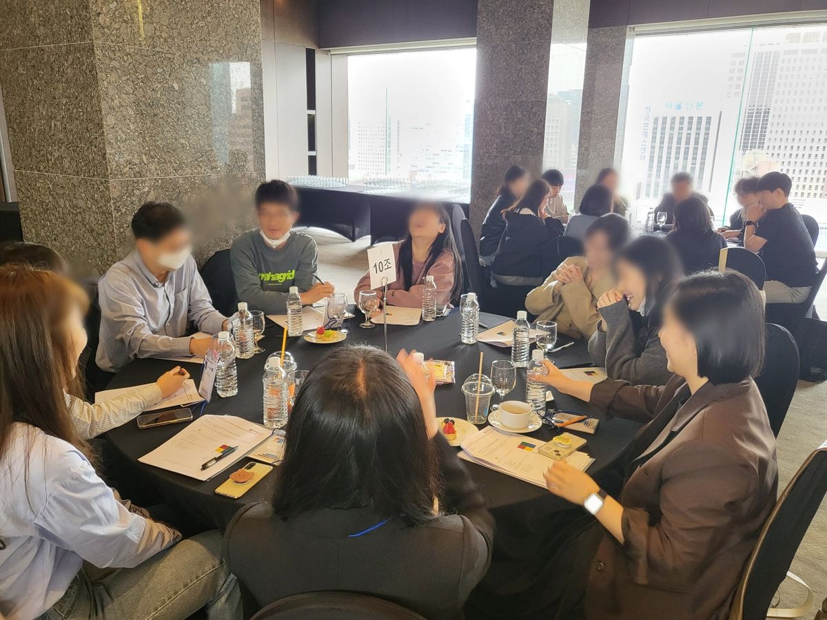 버크만 팀빌딩 교육 진행 사진 6