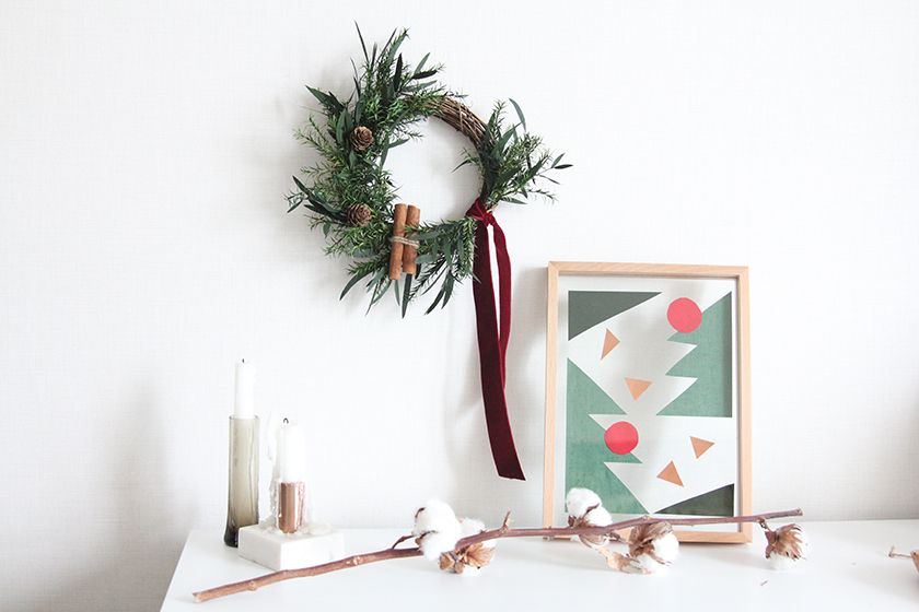 크리스마스 그린 리스 썸네일