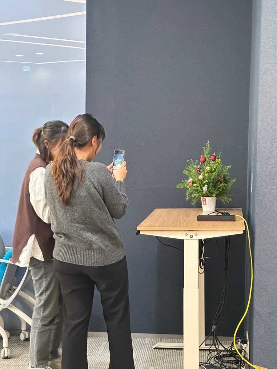 크리스마스 미니 트리 진행 사진 3