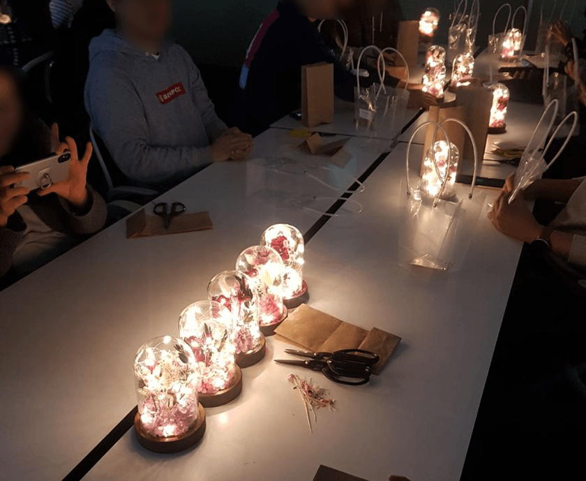 프리저브드 플라워 무드등 상품 이미지 5