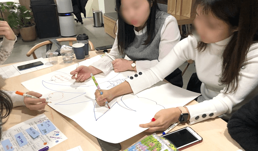 핵심가치와 비전 진행 사진 2