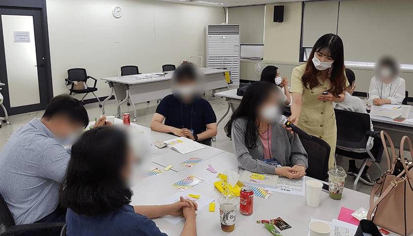 핵심가치와 비전 진행 사진 5