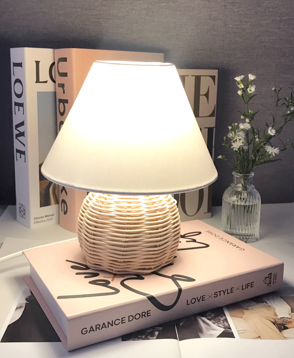 손끝에서 피어나는 감성 라탄 무드등 상품 이미지 5