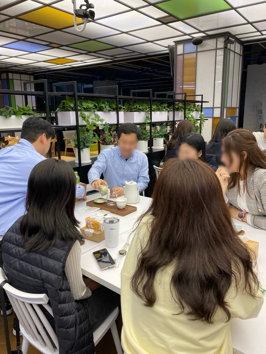 티 클래스 진행 사진 3