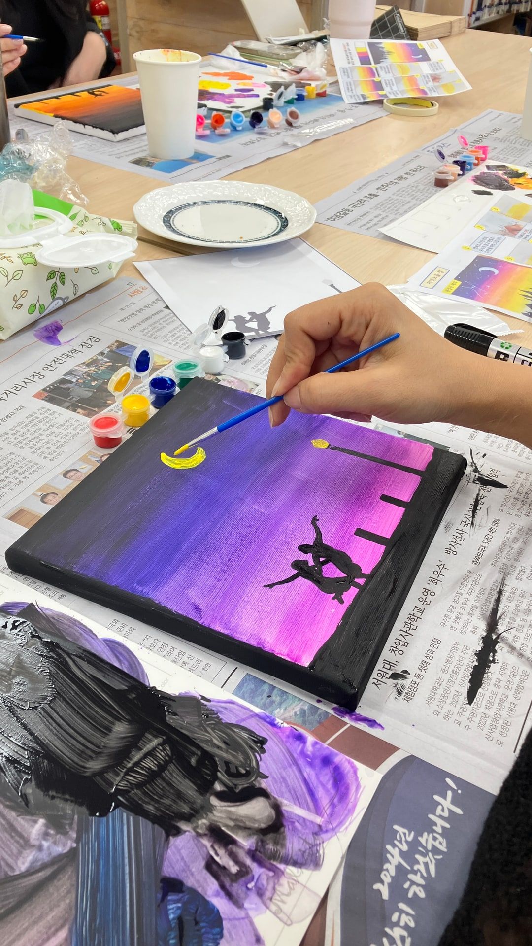 크리스마스 페인팅 조명 상품 이미지 5