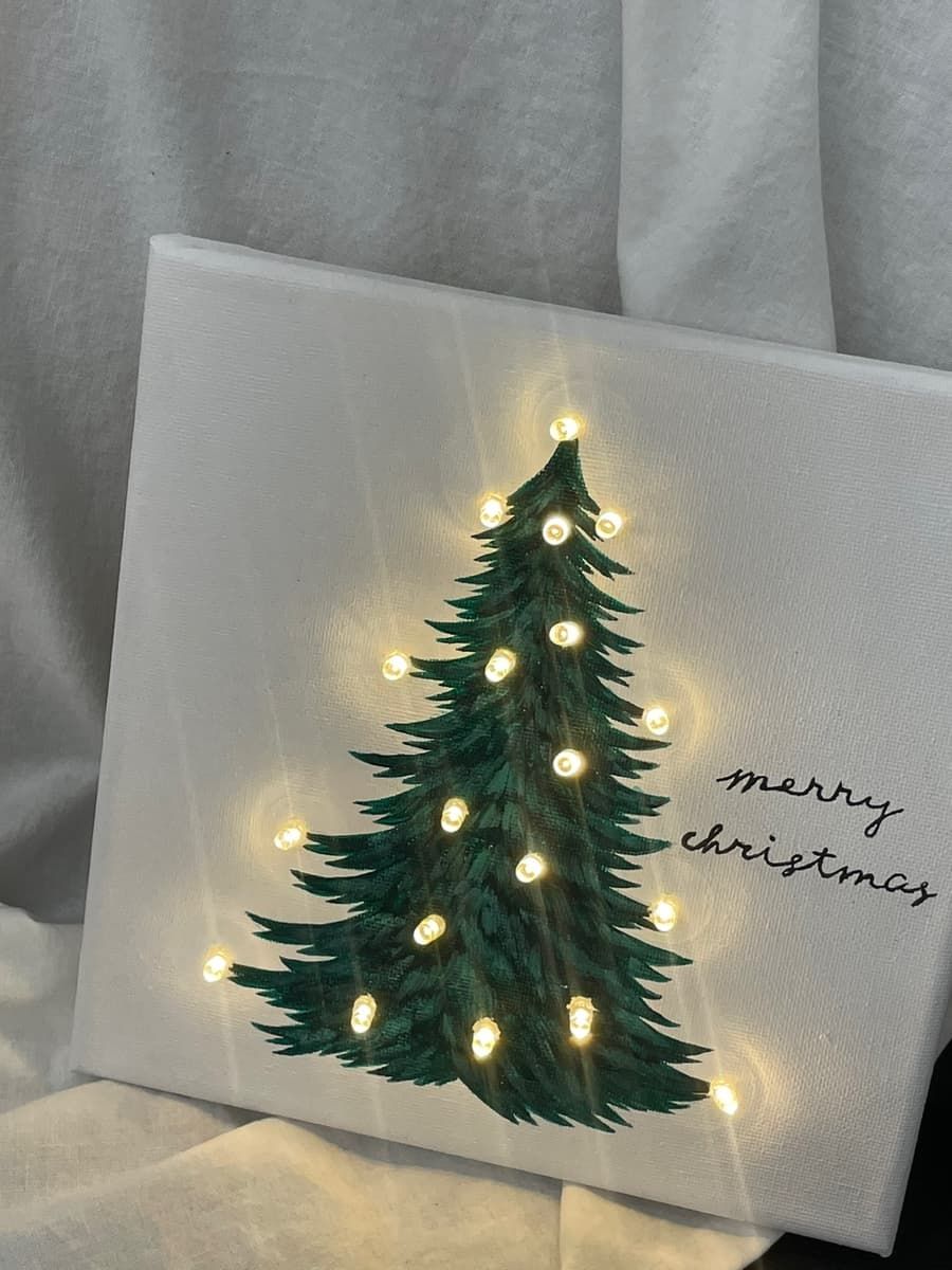 크리스마스 페인팅 조명 상품 이미지 8