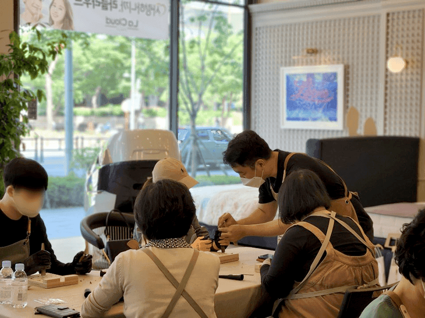 우드카빙 수저세트 진행 사진 2