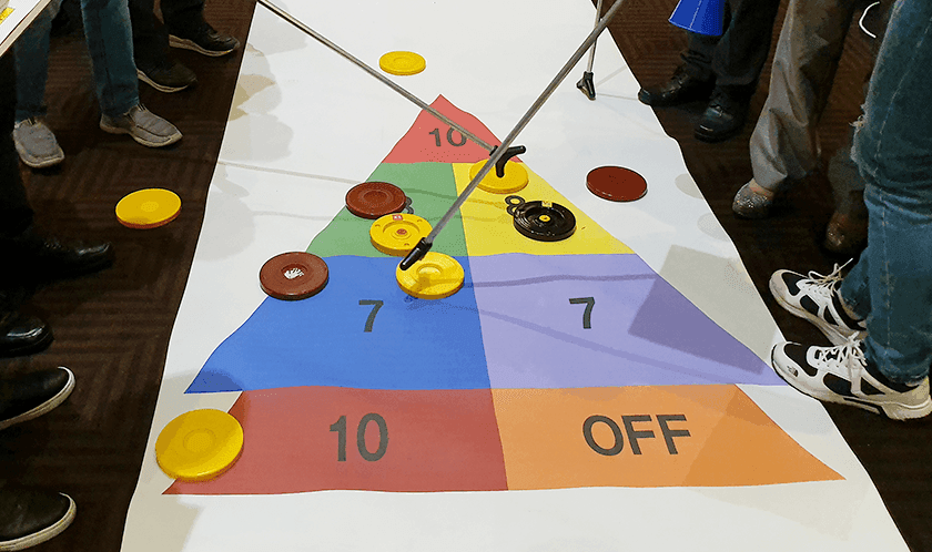 셔플보드 진행 사진 2