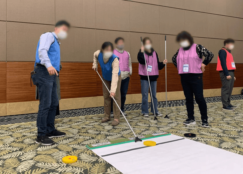 셔플보드 진행 사진 3