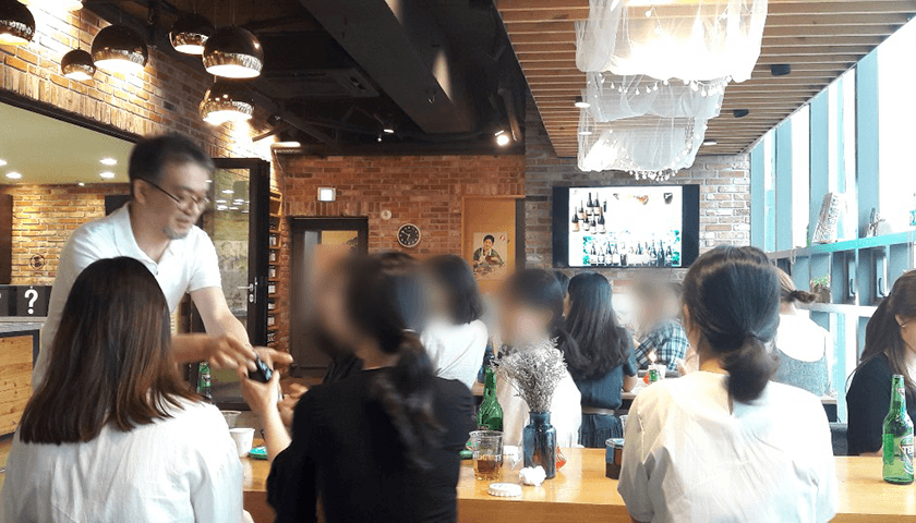 맥주 테이스팅 진행 사진 3