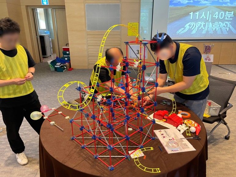 롤러코스터 만들기 진행 사진 2