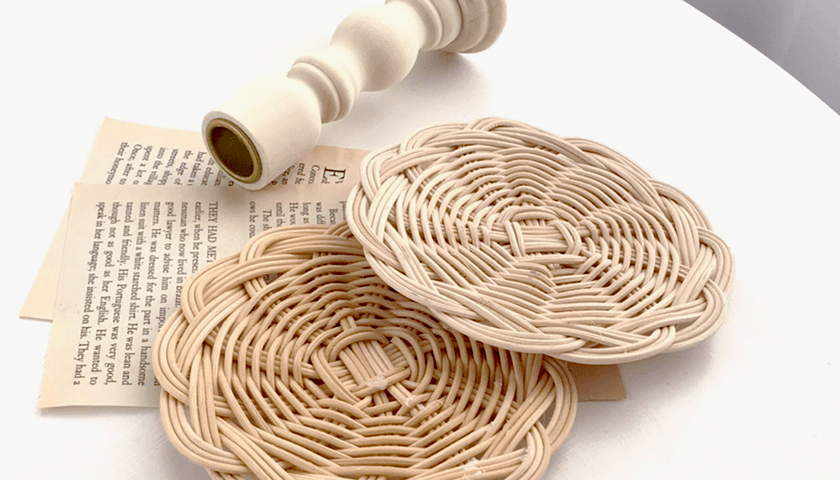 감성 라탄 티코스터 상품 이미지 2