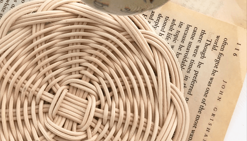 감성 라탄 티코스터 상품 이미지 3