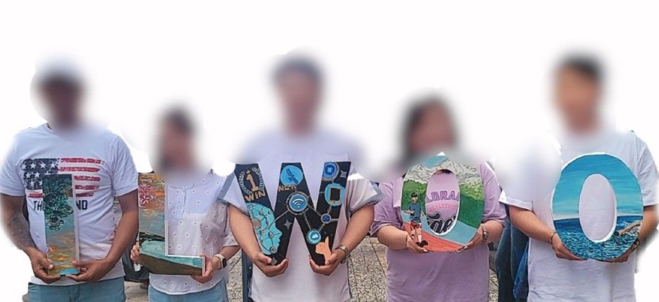 비전 로고 페인팅 상품 이미지 3