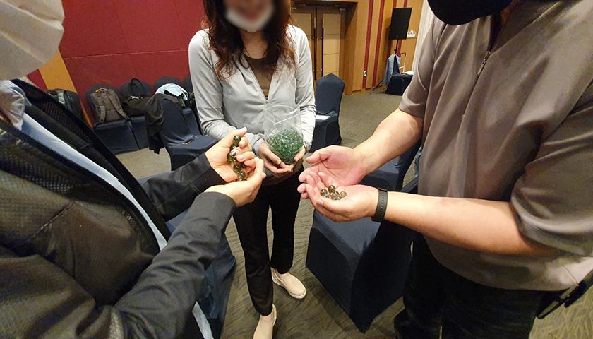 테이블 오징어 게임 진행 사진 3