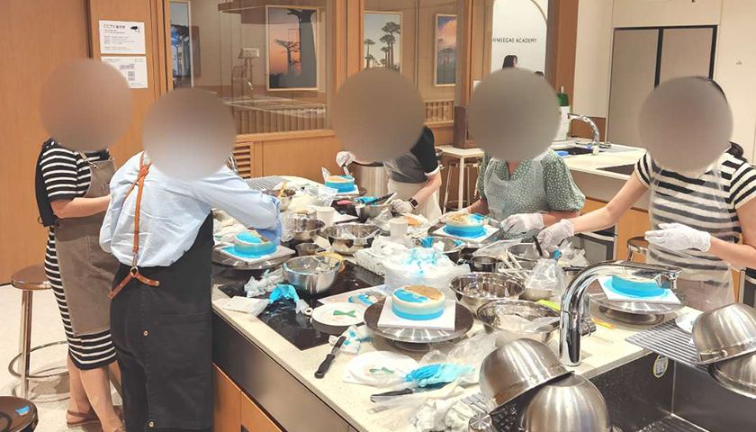 바다 케이크 진행 사진 3