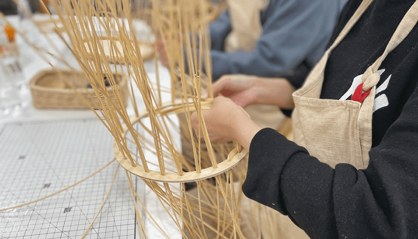 크리스마스 라탄 리스-image-2