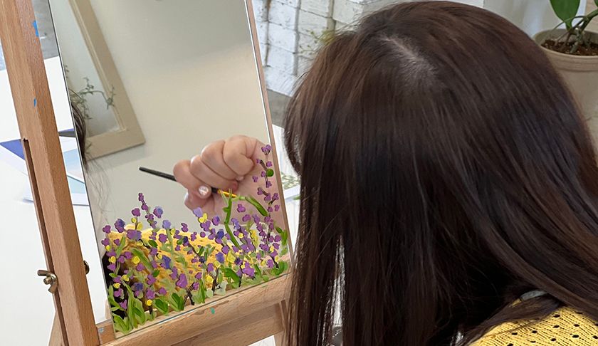 힐링 미러 아트 진행 사진 3