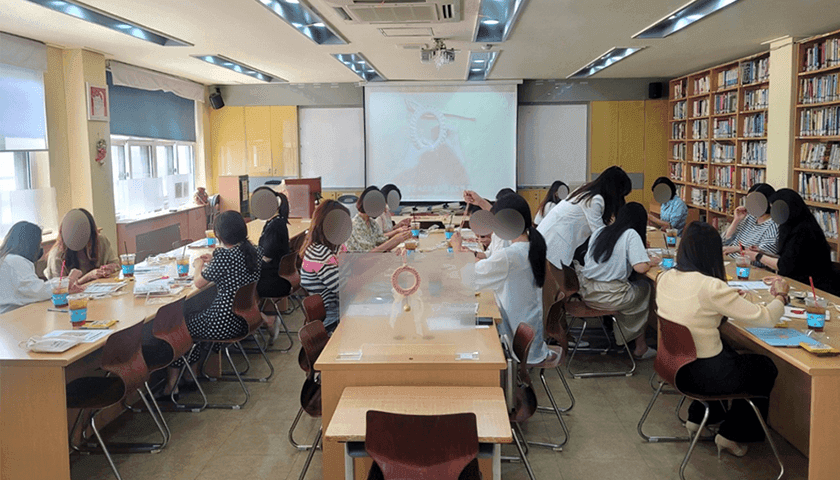 마크라메 플라워 리스 도어벨 상품 이미지 7