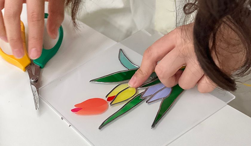 글라스아트 무드등 진행 사진 3