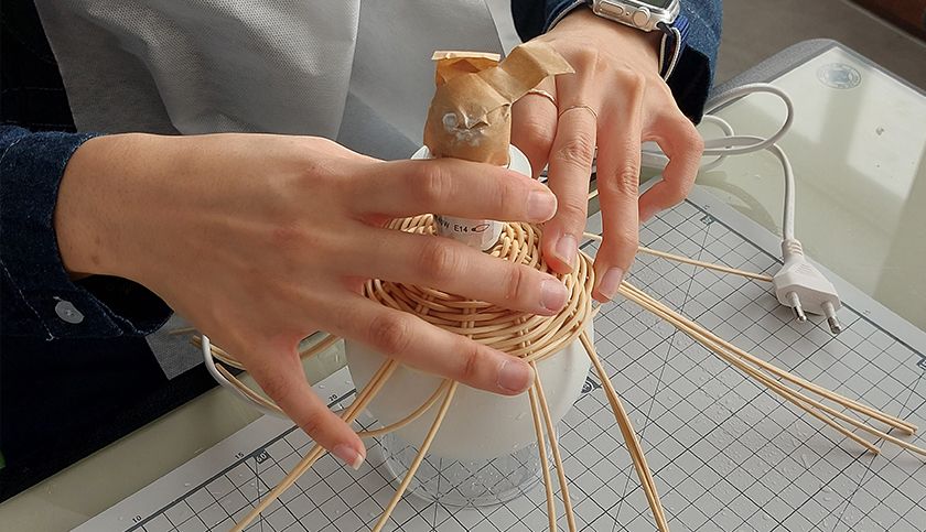 라탄 원형 단스탠드 상품 이미지 2