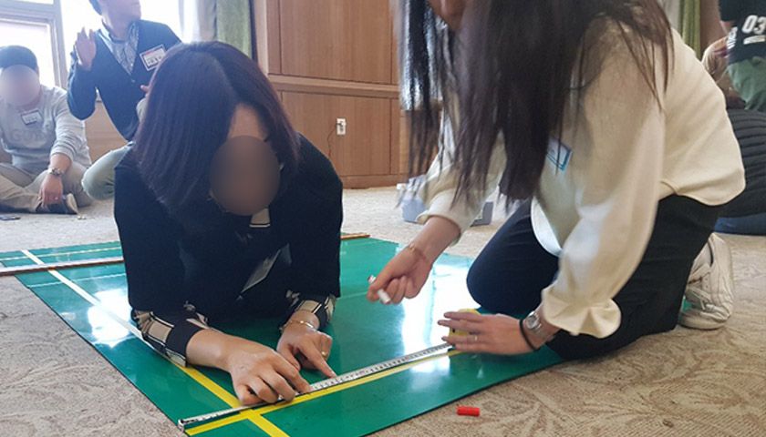팀빌딩 도미노 프로젝트 진행 사진 2