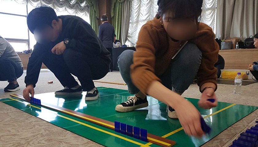 팀빌딩 도미노 프로젝트 진행 사진 3