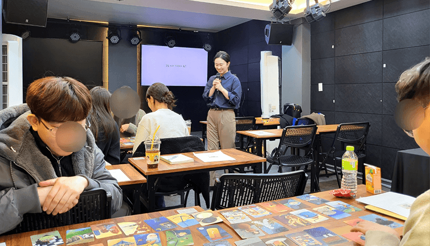 번아웃과 스트레스 관리를 위한 회복탄력성 프로그램 진행 사진 3