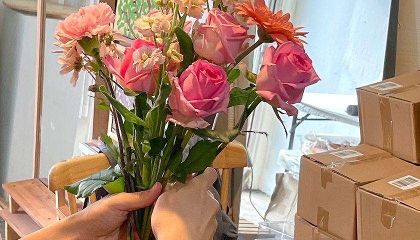 선물 꽃다발 진행 사진 3