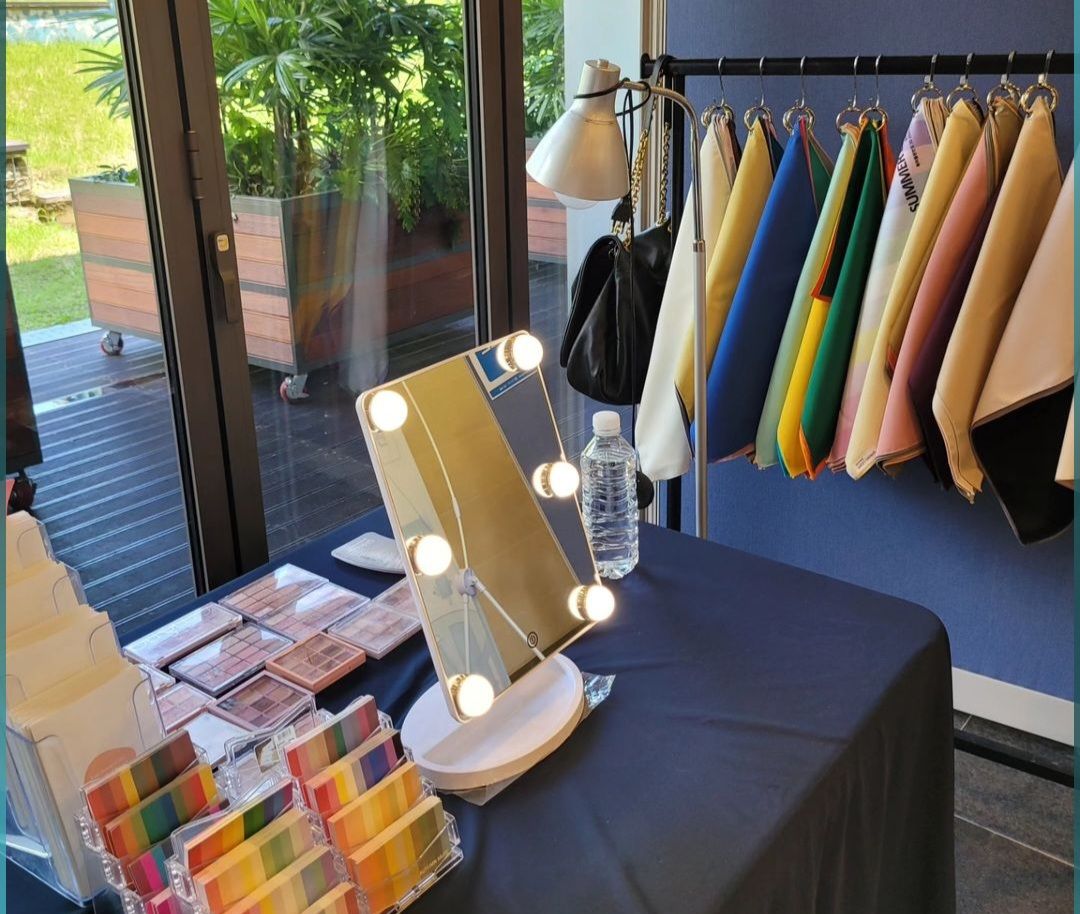 퍼스널 컬러 진단 진행 사진 2