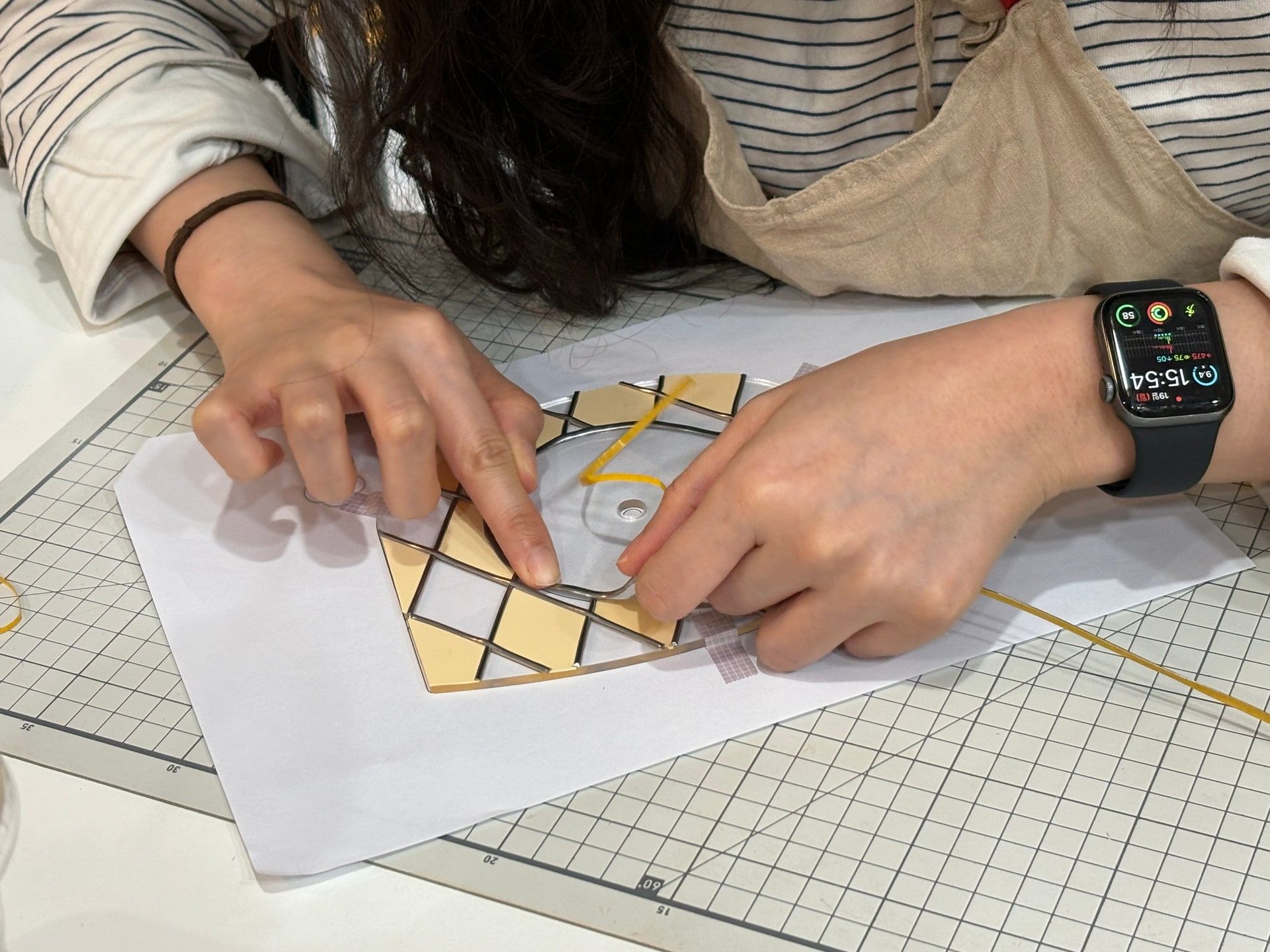 글라스아트 방패 시계 상품 이미지 4