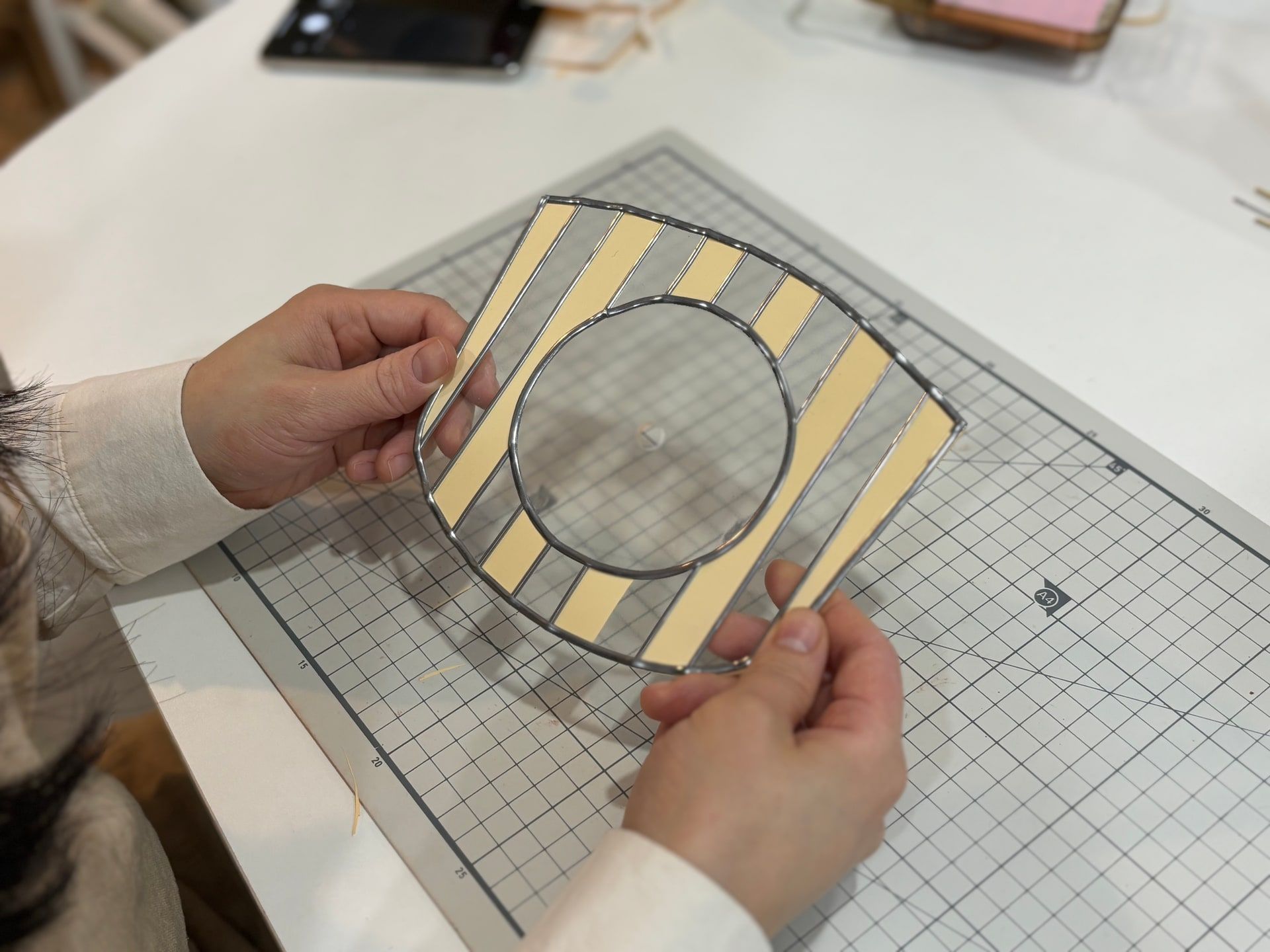 글라스아트 방패 시계 상품 이미지 5