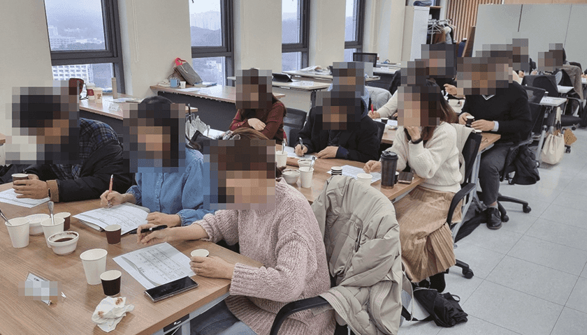 커피 커핑 테이스팅 진행 사진 3