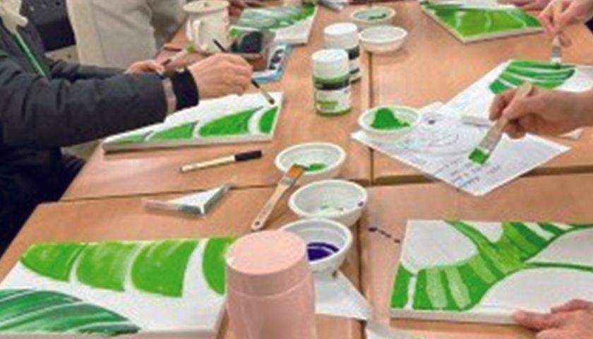 명화 감상 아트테라피 진행 사진 2