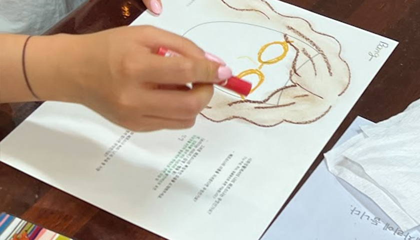 그림으로 이해하는 나의 심리, 미술 분석 워크샵 진행 사진 3