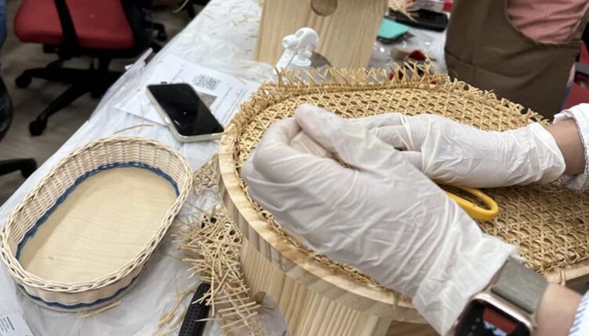 라탄 티테이블 진행 사진 3