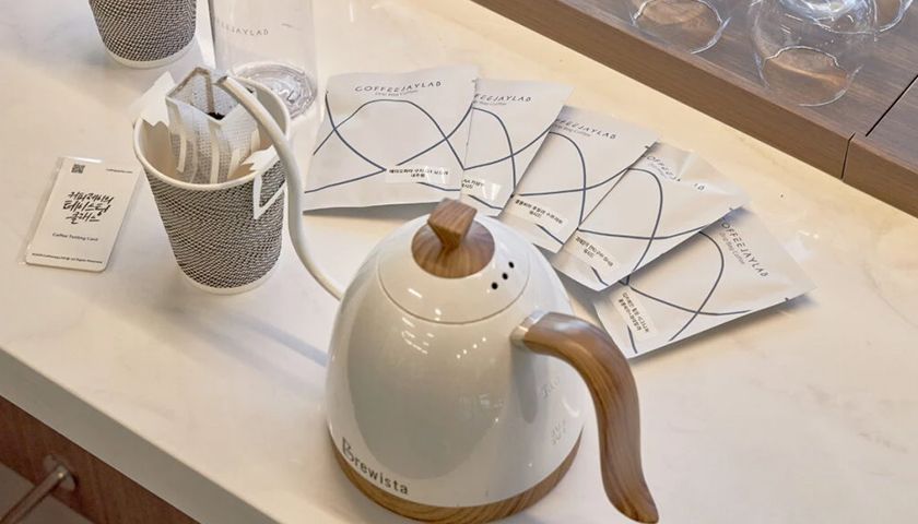 힐링 스페셜티 드립백 커피 진행 사진 2