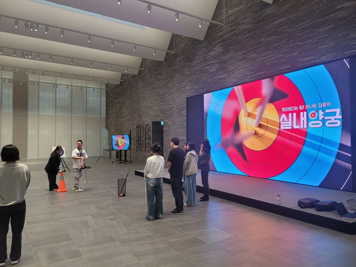 실내 양궁 진행 사진 4
