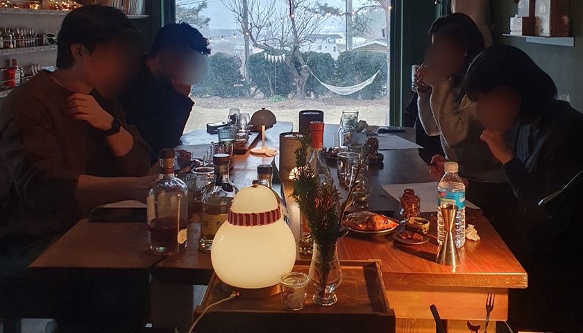 위스키 테이스팅과 비지니스 매너 진행 사진 2