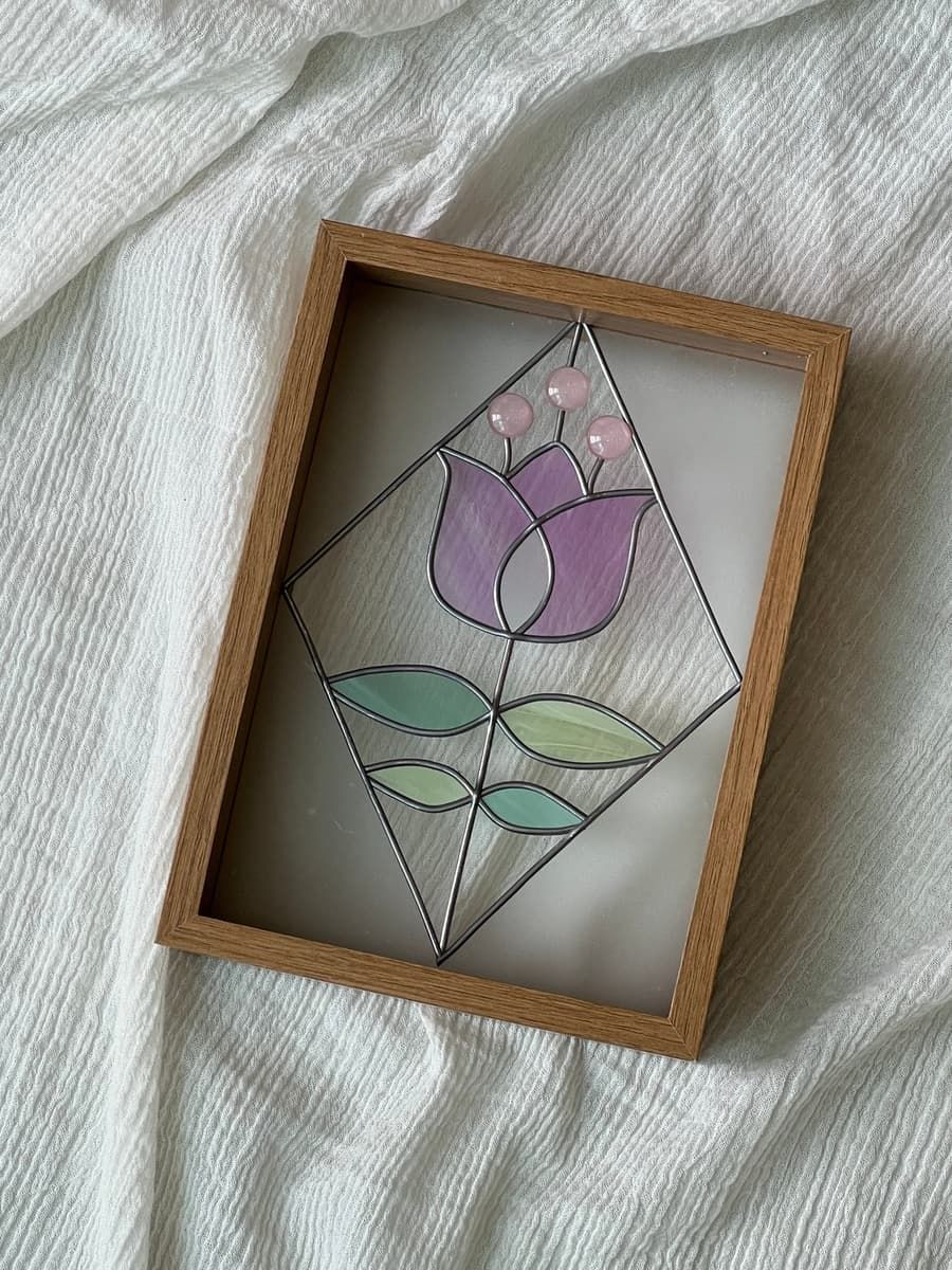 빛과 감성을 담은 글라스아트 액자 상품 이미지 2
