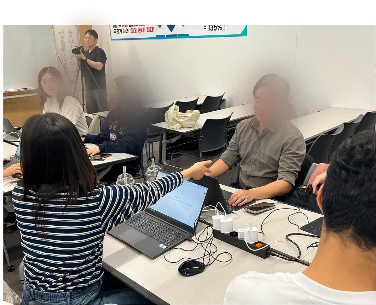 AI 업스케일링, AI Native 리터러시 및 업무 혁신 워크숍 진행 사진 2