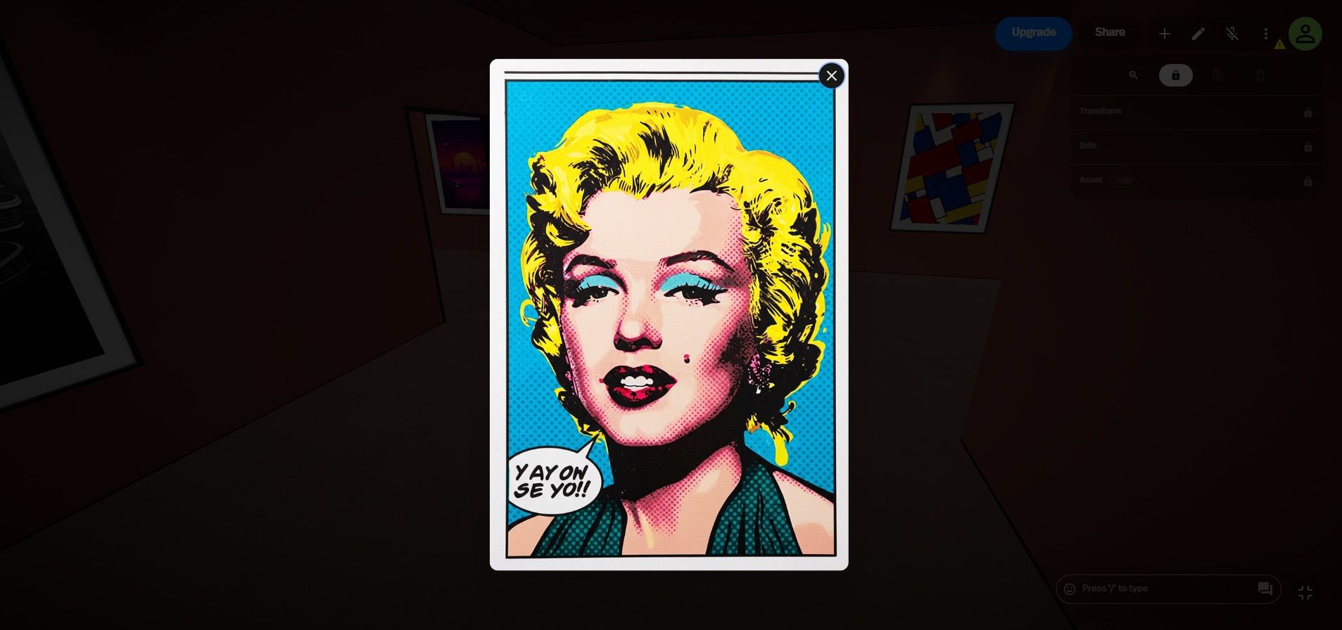 AI를 활용한 전시 콘텐츠와 가상의 공간 제작 상품 이미지 3