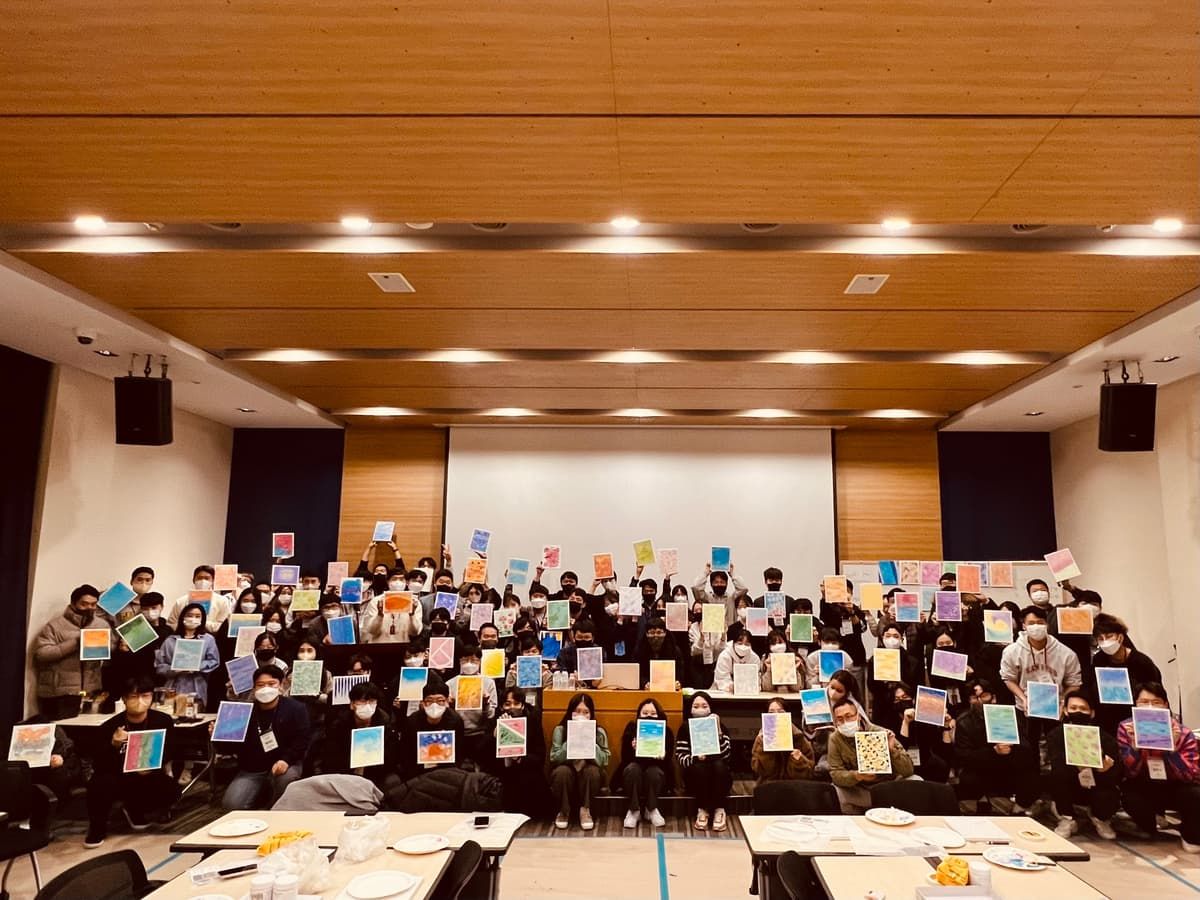 개성이 듬뿍! 나만의 프리페인팅 진행 사진 2