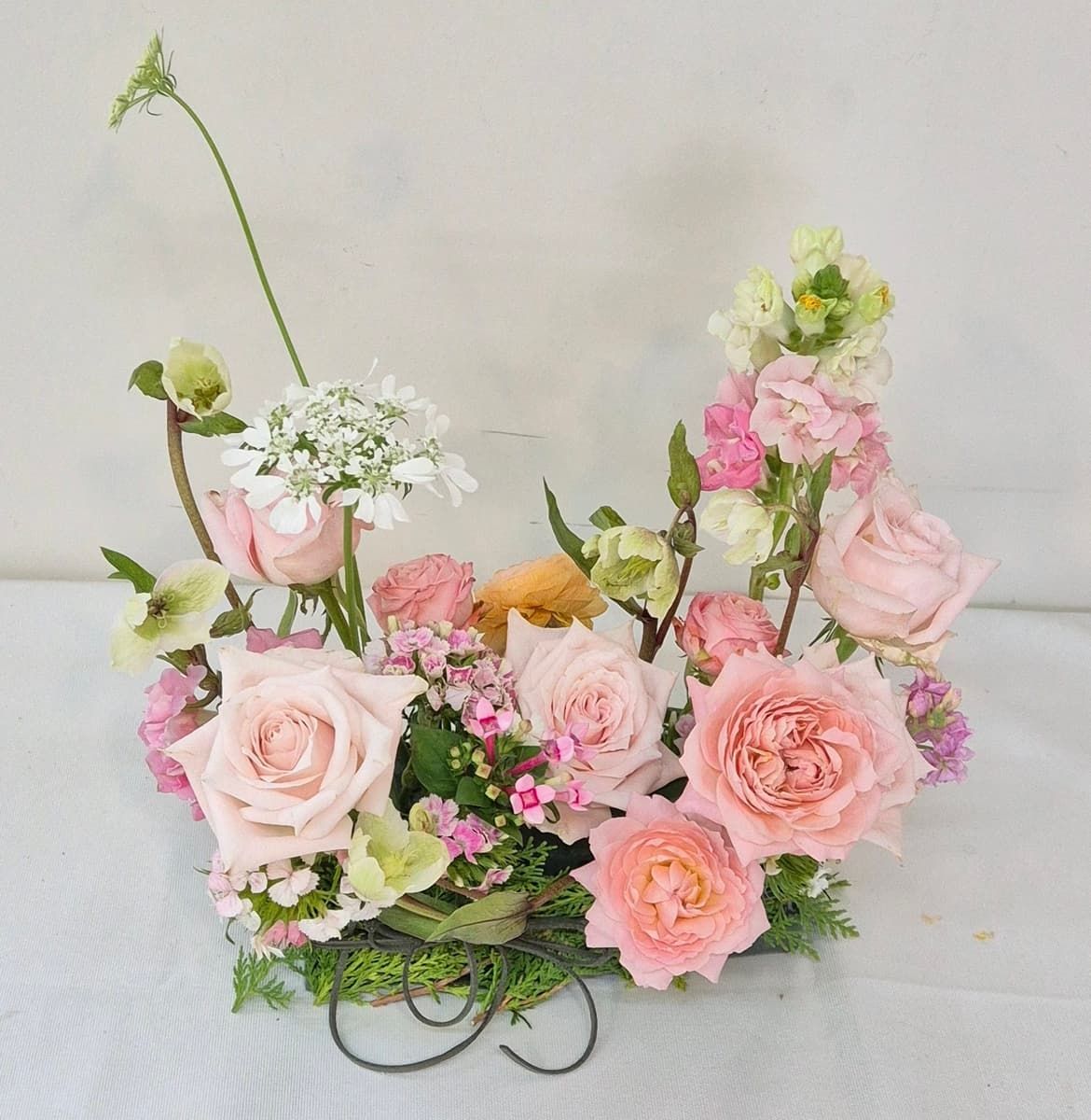 감성 디자인, 플라워 커버링 센터피스 진행 사진 3