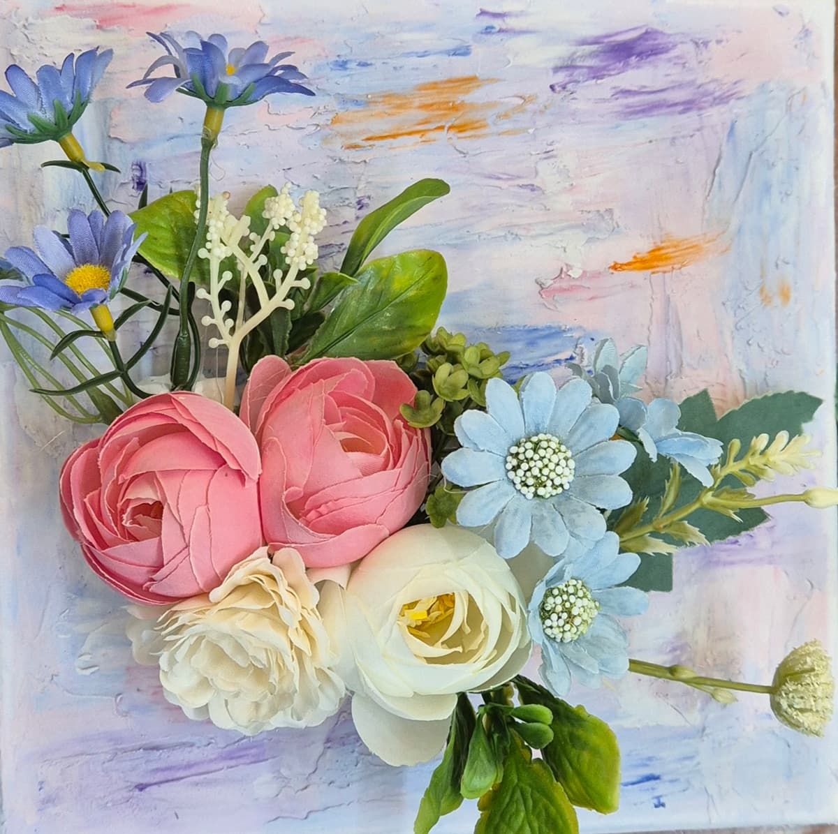 백드롭 실크 플라워 액자 상품 이미지 4