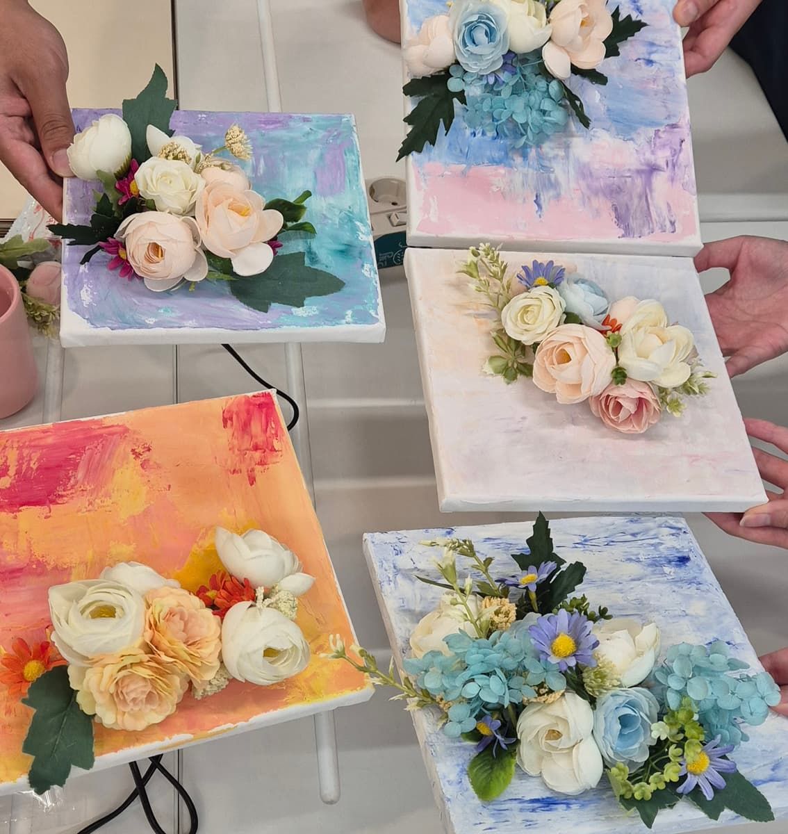 백드롭 실크 플라워 액자 상품 이미지 7