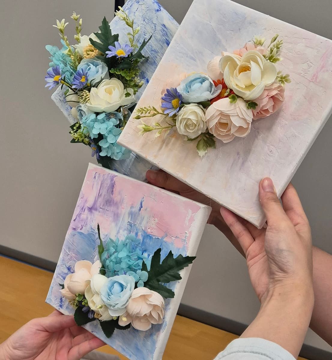 백드롭 실크 플라워 액자 상품 이미지 8