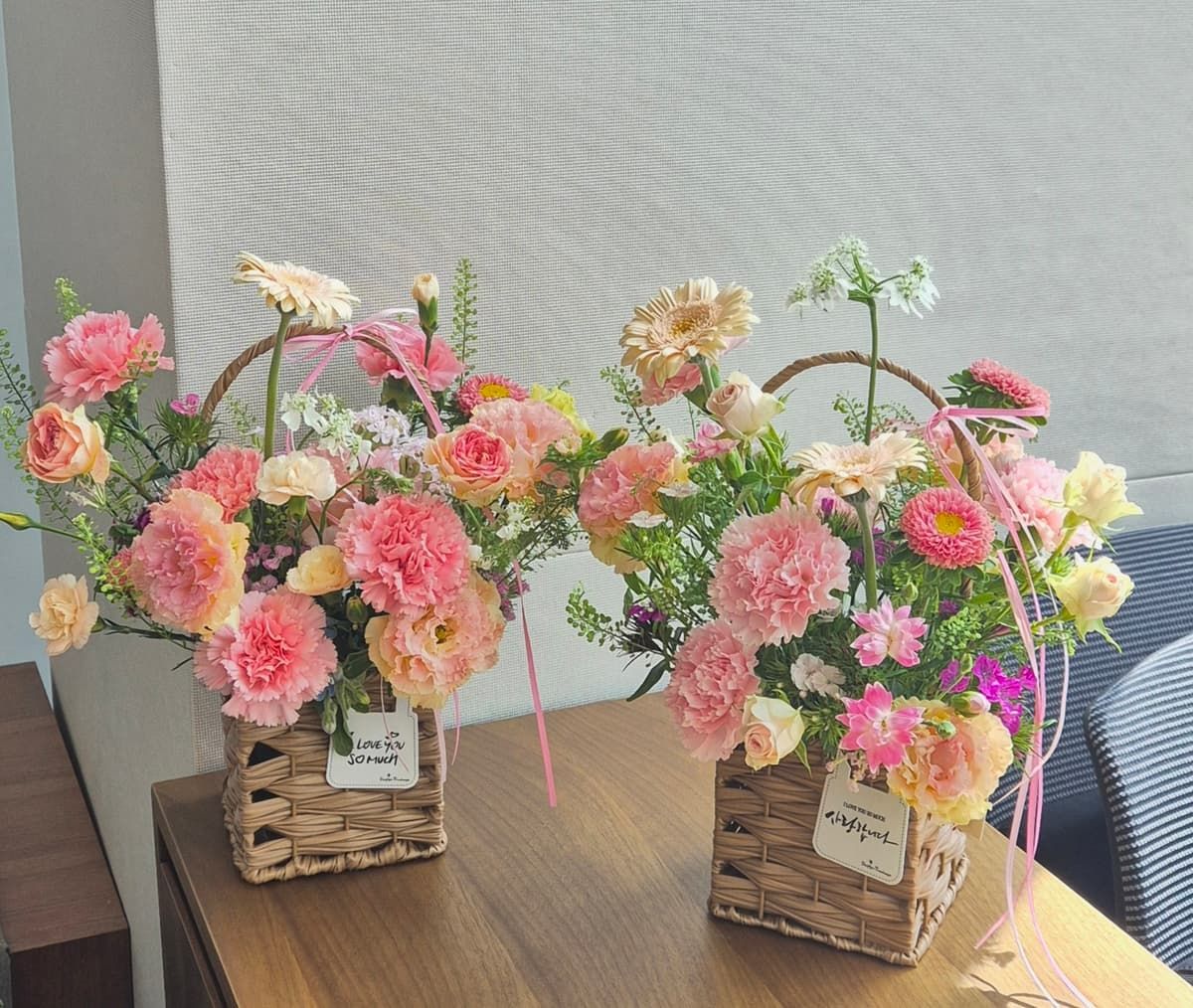 계절을 담은 나만의 꽃바구니 진행 사진 3
