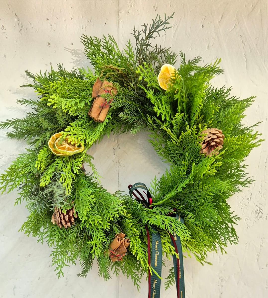 천연 크리스마스 감성 리스 상품 이미지 5