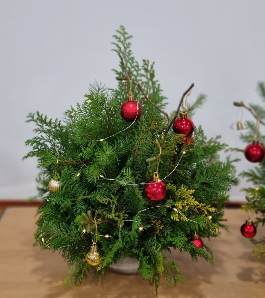 크리스마스 천연 미니 트리 상품 이미지 2